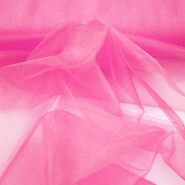 Sparkle Tulle Fabric, Hot Pink